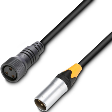 Cameo Light - DMX kábel 3 pólusú bemeneti 1 méteres IP65