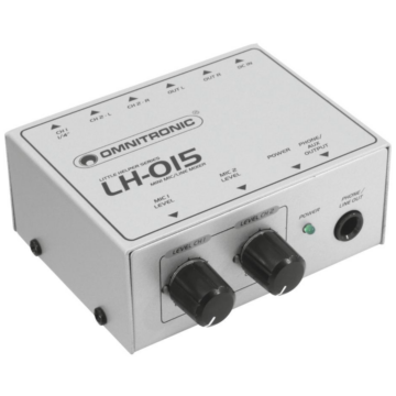 OMNITRONIC - LH-015 2-Channel Mic/Line Mixer