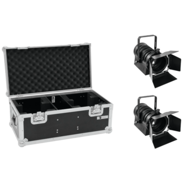 EUROLITE Set 2x LED THA-40PC bk + Case