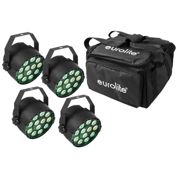 EUROLITE Set 4x LED PARty TCL Spot + Soft-Bag