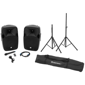 OMNITRONIC Set XFM-212AP + Speaker stand MOVE MK2