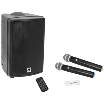 OMNITRONIC Set WMAS-08BT MK2 wireless PA system + UWM-2HH USB Wireless mic set