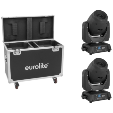 EUROLITE Set 2x LED TMH-X12 + Case