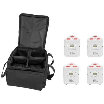 EUROLITE Set 4x AKKU TL-3 TCL white + SB-4 Soft-Bag