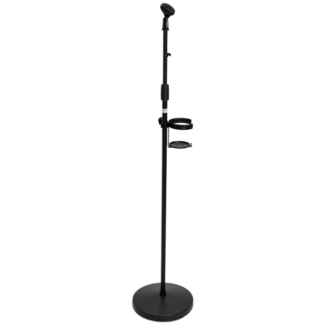 OMNITRONIC - Set Microphone stand for disinfectant black