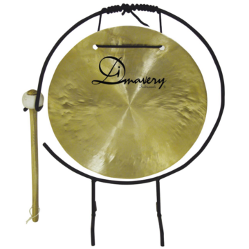 DIMAVERY - Gong 25cm állvánnyal és ütővel