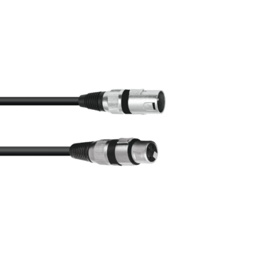 Omnitronic - XLR cable 3pin 1m bk