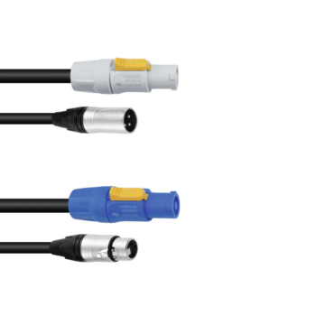 PSSO - Combi cable DMX Powercon/XLR 3 m