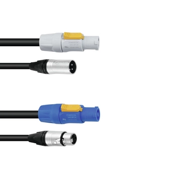 PSSO - Combi cable DMX Powercon/XLR 10 m