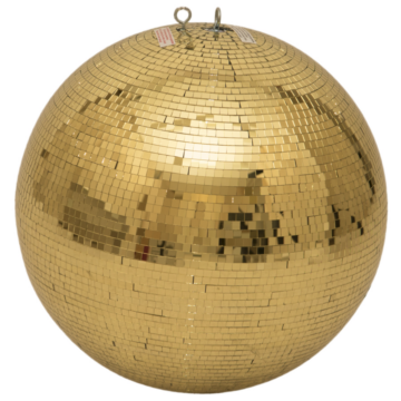 EUROLITE - Mirror Ball 50cm gold