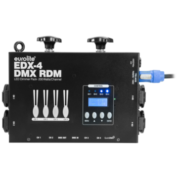 EUROLITE - EDX-4 DMX RDM LED Dimmer Pack