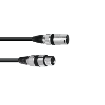 OMNITRONIC - XLR Cable 3pin 0,2m bk