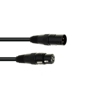 EUROLITE - DMX cable XLR 3pin 3m bk