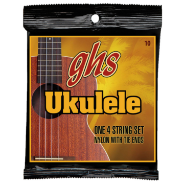 GHS - GHS-10 ukulele húr - clear nylon, Hawaiian D tuning