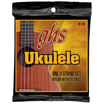 GHS - GHS-H-10 ukulele húr - black nylon Soprano/Concert