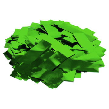 TCM FX Metallic Confetti rectangular 55x18mm, green, 1kg