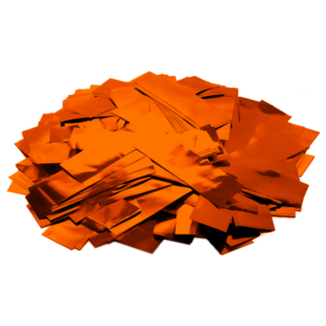 TCM FX Metallic Confetti rectangular 55x18mm, orange, 1kg