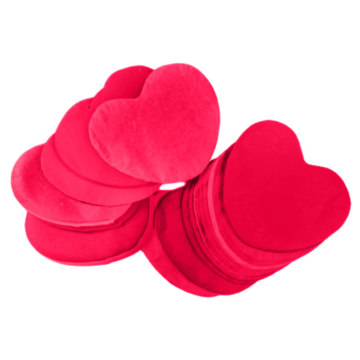 TCM FX Slowfall Confetti Hearts 55x55mm, red, 1kg