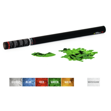TCM FX - Handheld Confetti Cannon 80cm green metallic