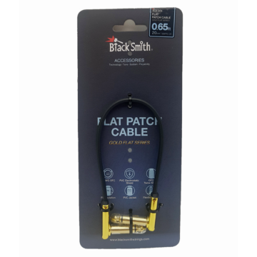 BlackSmith - BS-GSFPC-20 Gold Series lapos patch kábel, 20cm