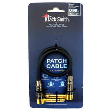 BlackSmith - BS-GSFPC-30 Gold Series lapos patch kábel, 30cm