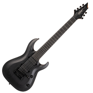 Cort - Co-KX707-Evertune-OPBK with bag 7 húros elektromos gitár tokkal, Evertune, fekete