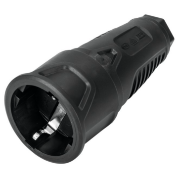 PC Electric - Safety Connector Rubber bk