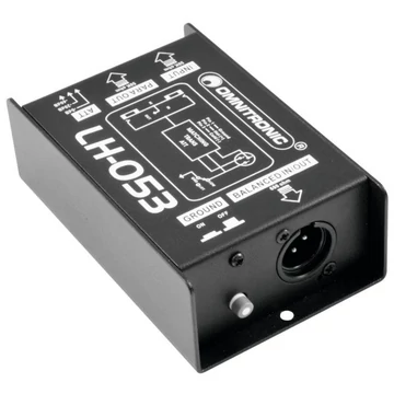 OMNITRONIC - LH-053 Passive DI box