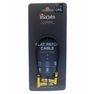BlackSmith - BS-GSFPC-20 Gold Series lapos patch kábel, 20cm