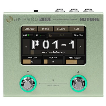 Hotone - HT-MP-50MC Ampero Mini erősítő modellező és effekt processzor, matcha tea színű