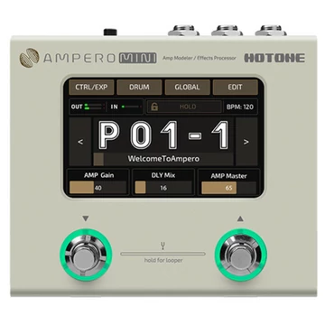 Hotone - HT-MP-50VN Ampero Mini erősítő modellező és effekt processzor, vanília színű