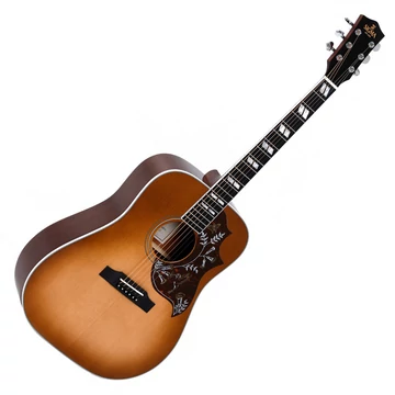 Sigma akusztikus gitár elektronikával sunburst