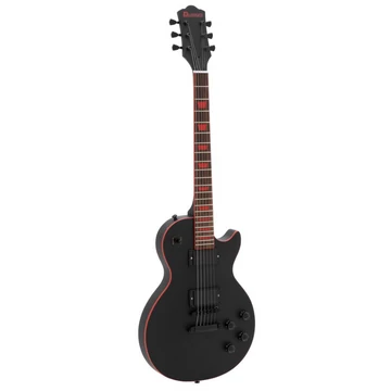 Dimavery - LP-800 elektromos gitár, selyemfényű fekete színben