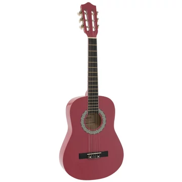 Dimavery - AC-303 1/2-es klasszikus gitár rózsaszín, szemből