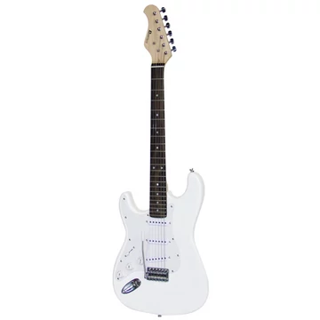Dimavery - ST-203 Balkezes elektromos gitár fehér
