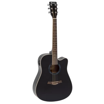 Dimavery - DR-520 Dreadnought gitár elektronikával fekete