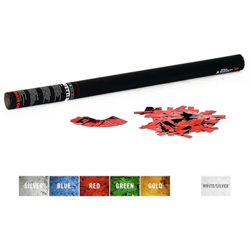TCM FX - Handheld Confetti Cannon 80cm red metallic
