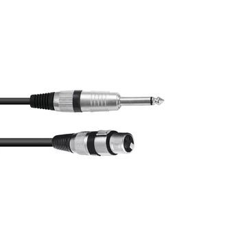 OMNITRONIC - Adaptercable XLR(F)/Jack mono 5m bk