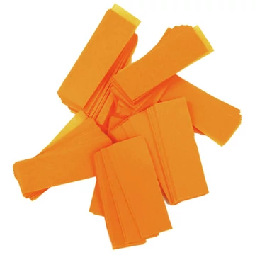 TCM FX Slowfall Confetti rectangular 55x18mm, neon-orange, uv active, 1kg