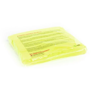 TCM FX Slowfall Confetti rectangular 55x18mm, neon-yellow, uv active, 1kg