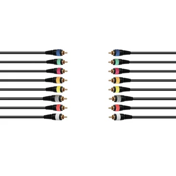 OMNITRONIC Snake cable 8xRCA/8xRCA 15m