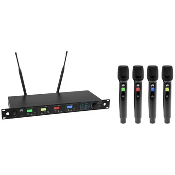 OMNITRONIC UHF-604 4-channel Wireless Mic System 823-832/863-865 MHz