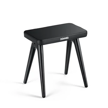 Donner - Do-PianoBench-DKB-100 zongoraszék, tömör fa, S100 design, fekete