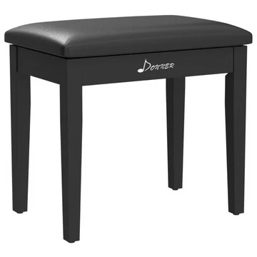 Donner - Do-PianoBench-DKB-10-BK zongoraszék tárolóval, fekete