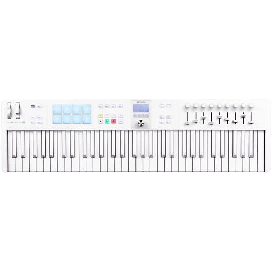 Arturia - Keylab Essential mk3 61 billentyűs MIDI kontroller Alpine White