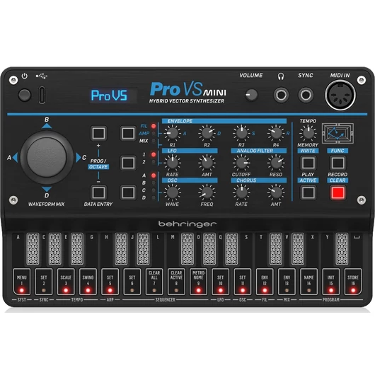 Behringer - PRO-VS MINI 4 hangú hibrid szintetizátor