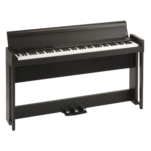 KORG - C1 Air BR digitális zongora barna, szemből