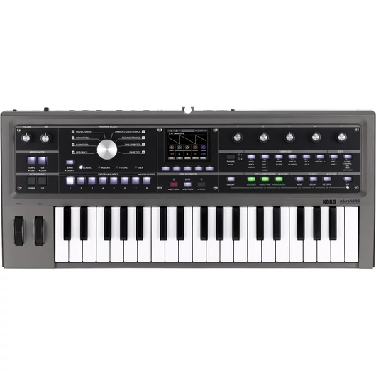 Korg - MICROKORG 2,virtuál-analóg szintetizátor/vokóder, 37 Natural Touch mini billentyű, színes kijelző, vokóder