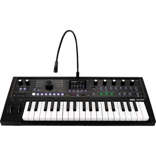 Korg - MICROKORG 2, virtuál-analóg szintetizátor/vokóder, 37 Natural Touch mini billentyű, színes kijelző, vokóder, metálfekete limitált kiadás