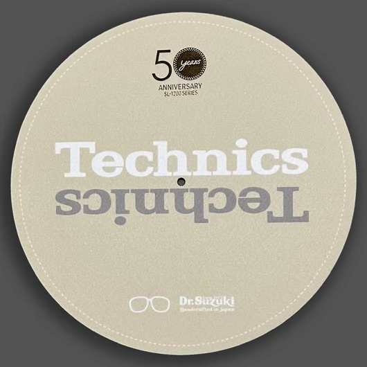 Dr.Suzuki X Technics - 12" 50th Limited Edition Slipmat 2db bézs